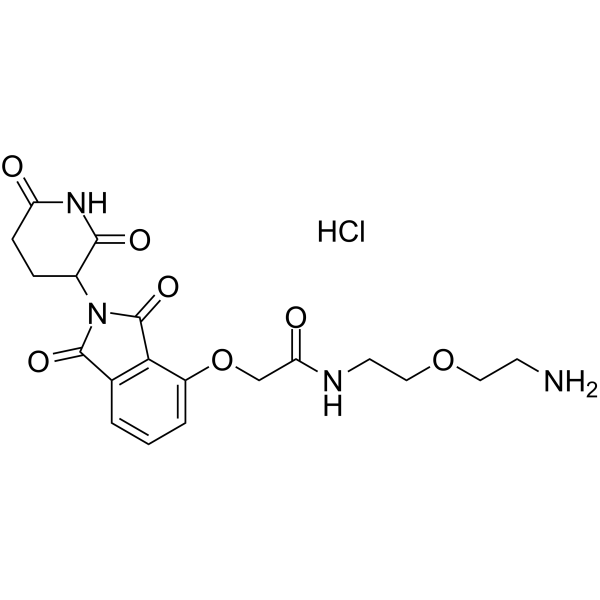 Thalidomide-O-amido-PEG-C2-NH2 HCl 2204226-02-6
